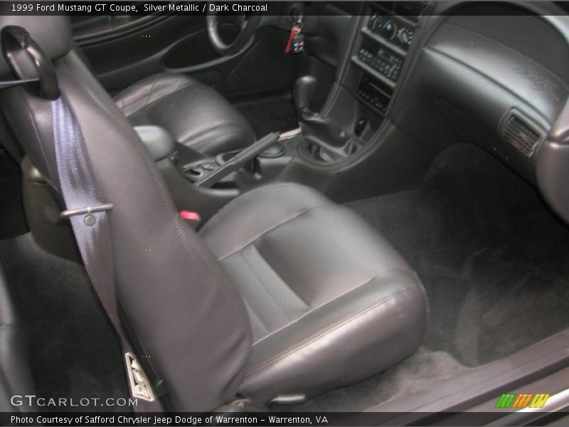 Silver Metallic / Dark Charcoal 1999 Ford Mustang GT Coupe