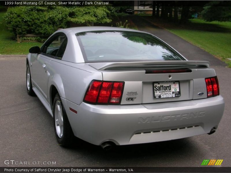 Silver Metallic / Dark Charcoal 1999 Ford Mustang GT Coupe