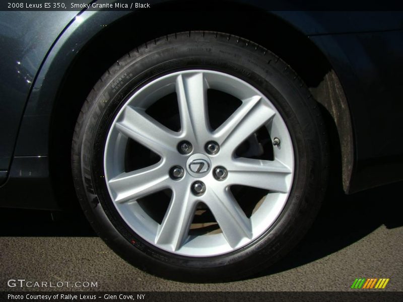 Smoky Granite Mica / Black 2008 Lexus ES 350