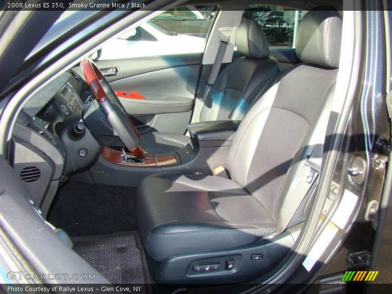 Smoky Granite Mica / Black 2008 Lexus ES 350