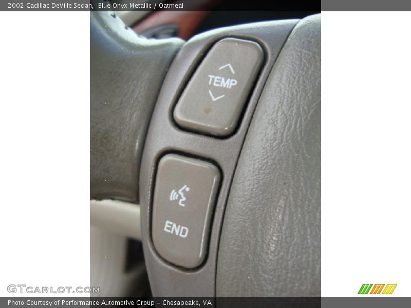 Blue Onyx Metallic / Oatmeal 2002 Cadillac DeVille Sedan