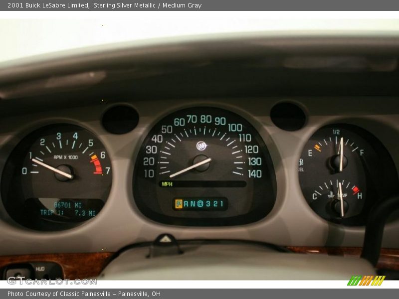 Sterling Silver Metallic / Medium Gray 2001 Buick LeSabre Limited