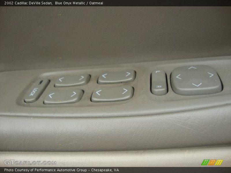 Blue Onyx Metallic / Oatmeal 2002 Cadillac DeVille Sedan