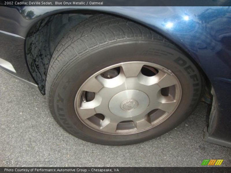 Blue Onyx Metallic / Oatmeal 2002 Cadillac DeVille Sedan