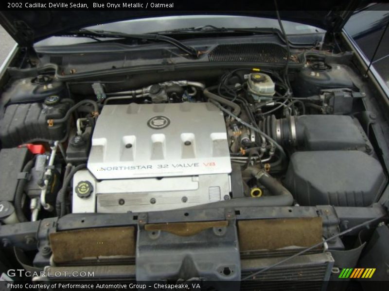 Blue Onyx Metallic / Oatmeal 2002 Cadillac DeVille Sedan