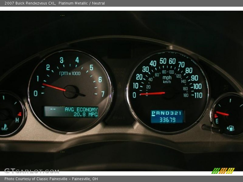 Platinum Metallic / Neutral 2007 Buick Rendezvous CXL