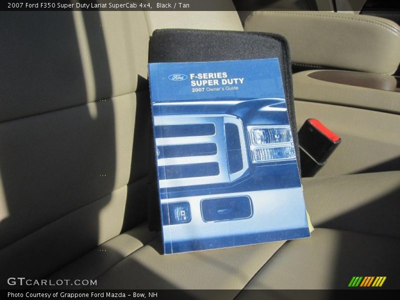 Black / Tan 2007 Ford F350 Super Duty Lariat SuperCab 4x4