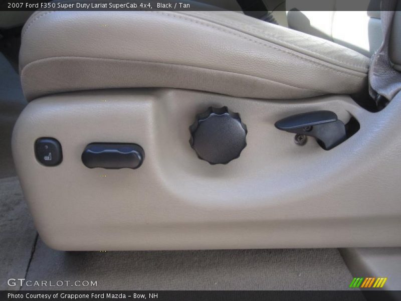 Black / Tan 2007 Ford F350 Super Duty Lariat SuperCab 4x4