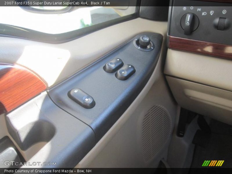 Black / Tan 2007 Ford F350 Super Duty Lariat SuperCab 4x4