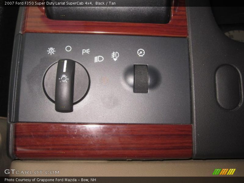 Black / Tan 2007 Ford F350 Super Duty Lariat SuperCab 4x4