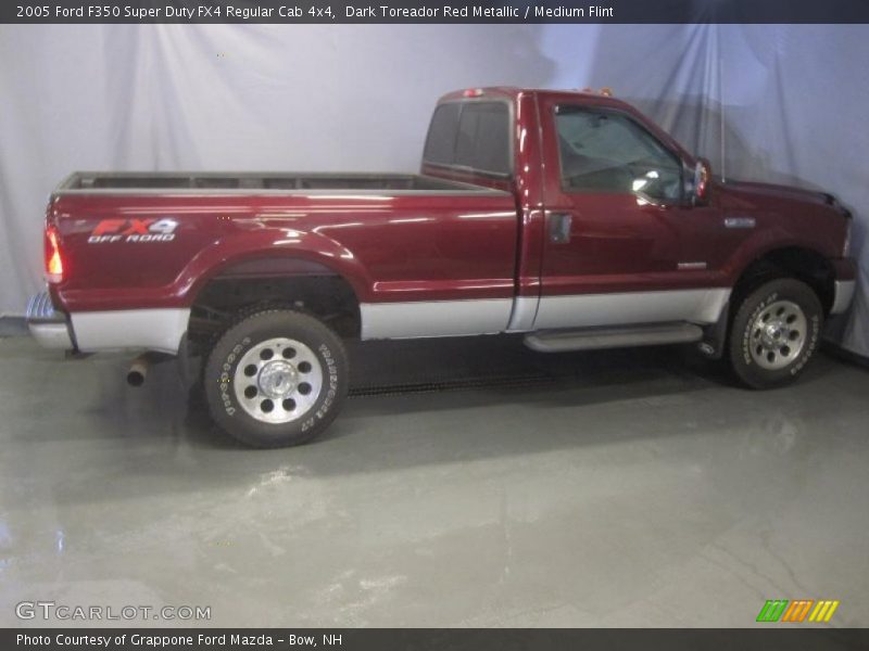 Dark Toreador Red Metallic / Medium Flint 2005 Ford F350 Super Duty FX4 Regular Cab 4x4