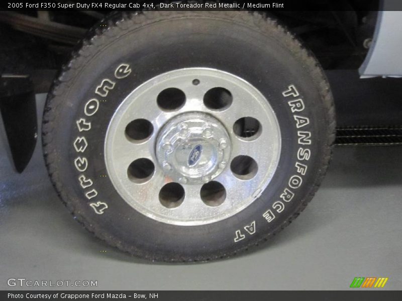 Dark Toreador Red Metallic / Medium Flint 2005 Ford F350 Super Duty FX4 Regular Cab 4x4