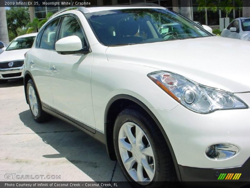Moonlight White / Graphite 2009 Infiniti EX 35