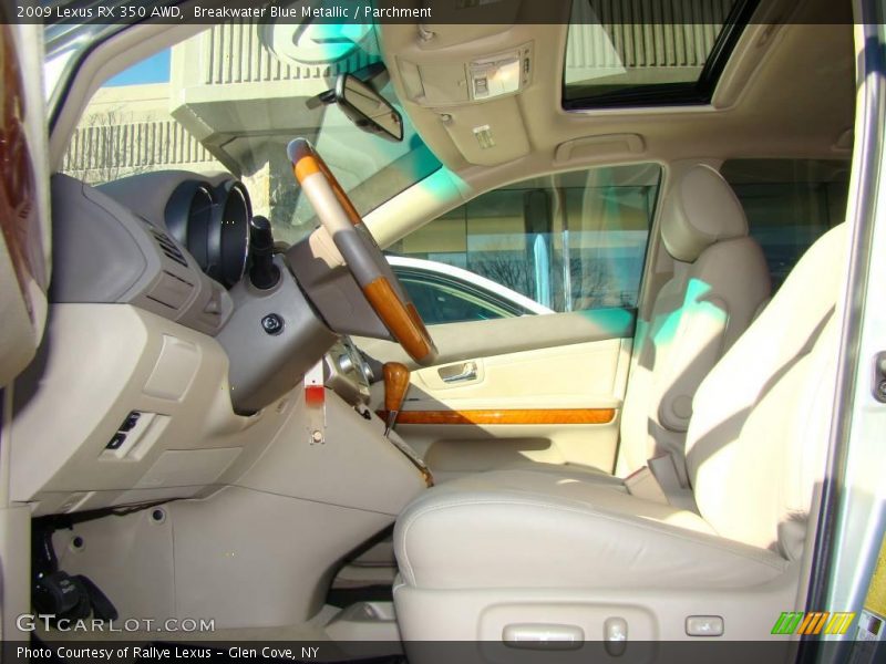 Breakwater Blue Metallic / Parchment 2009 Lexus RX 350 AWD