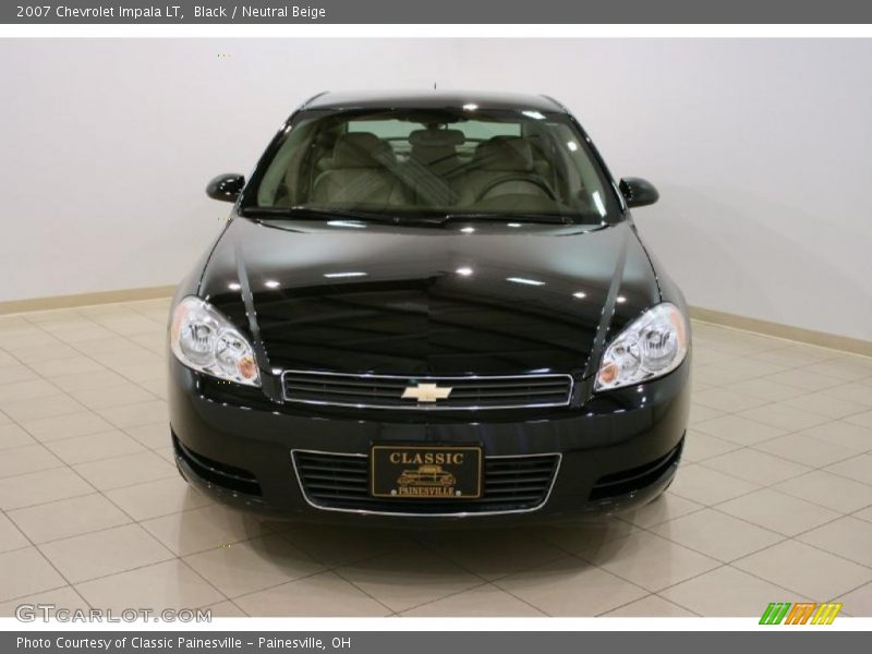 Black / Neutral Beige 2007 Chevrolet Impala LT