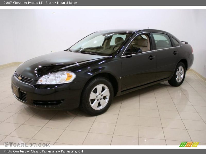 Black / Neutral Beige 2007 Chevrolet Impala LT