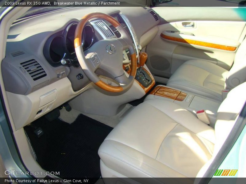 Breakwater Blue Metallic / Parchment 2009 Lexus RX 350 AWD