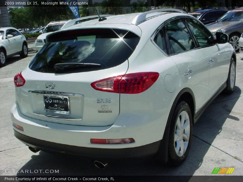 Moonlight White / Graphite 2009 Infiniti EX 35