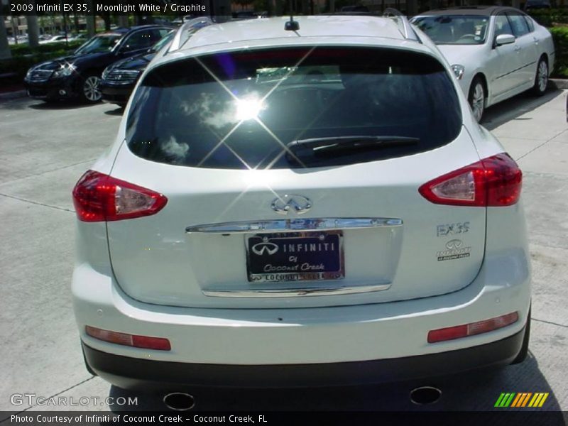 Moonlight White / Graphite 2009 Infiniti EX 35