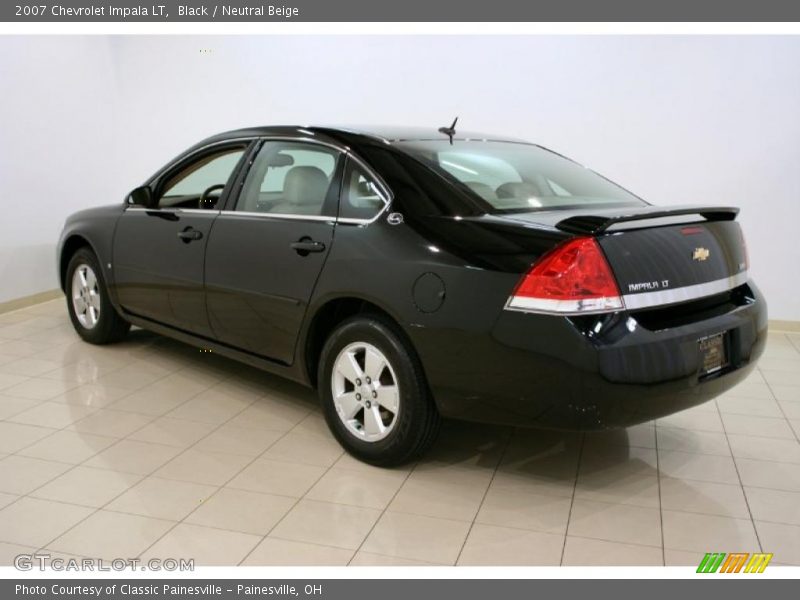 Black / Neutral Beige 2007 Chevrolet Impala LT