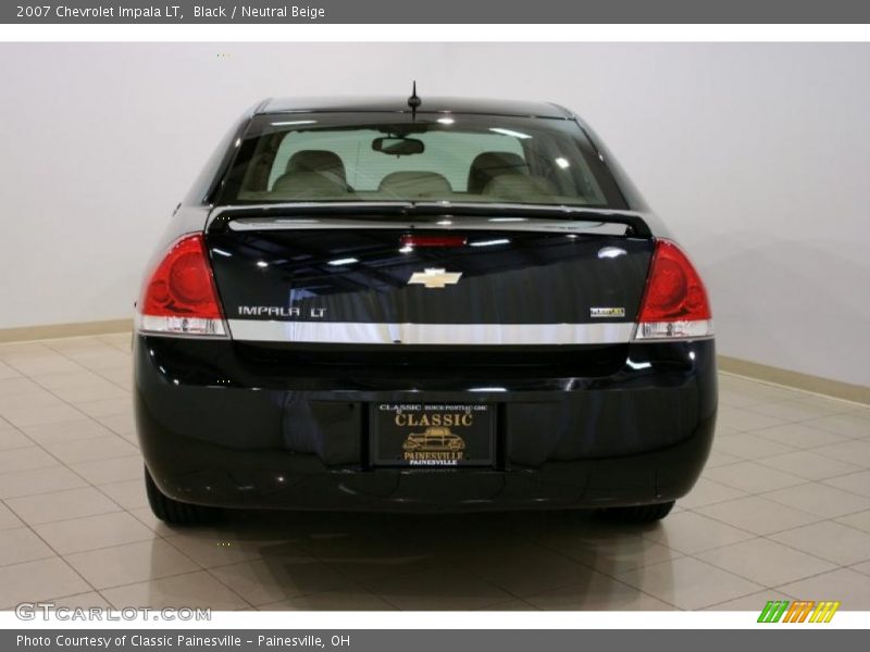 Black / Neutral Beige 2007 Chevrolet Impala LT