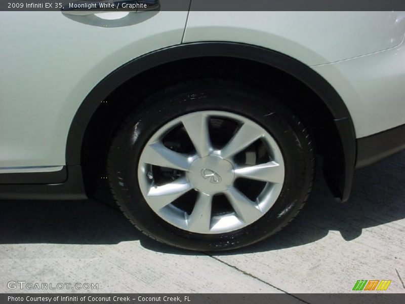 Moonlight White / Graphite 2009 Infiniti EX 35