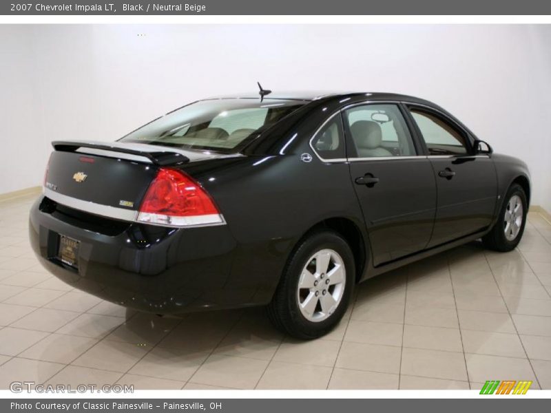 Black / Neutral Beige 2007 Chevrolet Impala LT