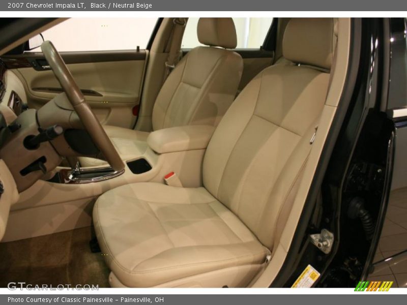 Black / Neutral Beige 2007 Chevrolet Impala LT