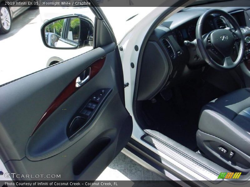 Moonlight White / Graphite 2009 Infiniti EX 35