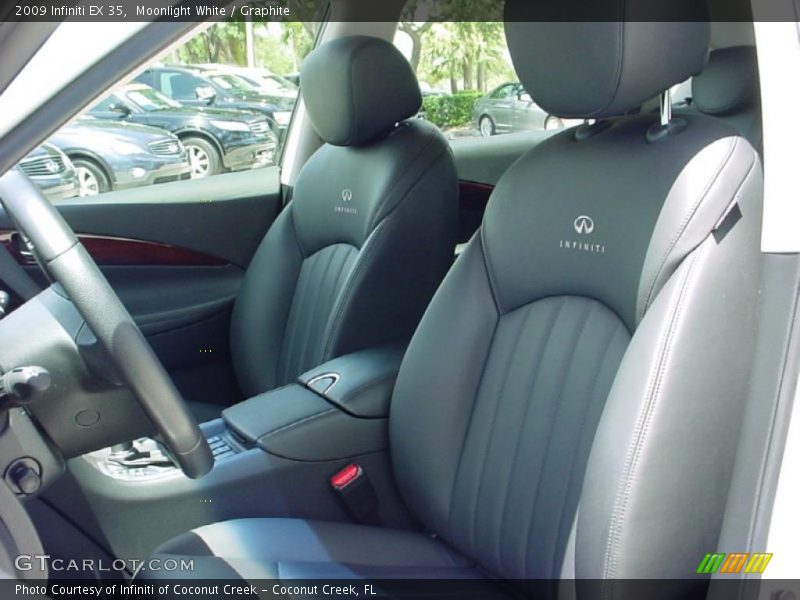 Moonlight White / Graphite 2009 Infiniti EX 35