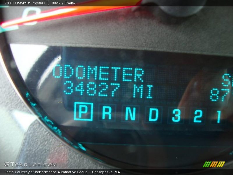 Black / Ebony 2010 Chevrolet Impala LT
