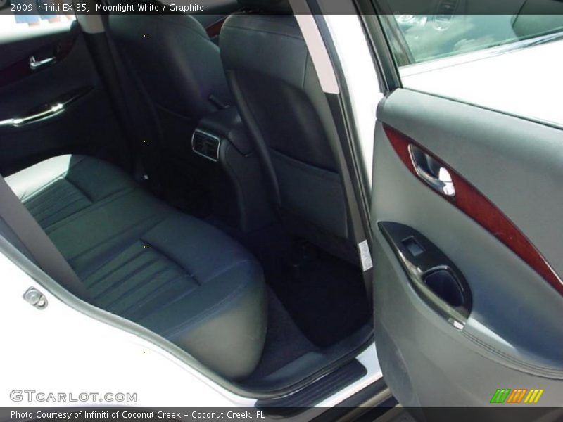 Moonlight White / Graphite 2009 Infiniti EX 35