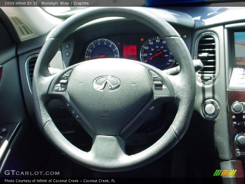 Moonlight White / Graphite 2009 Infiniti EX 35