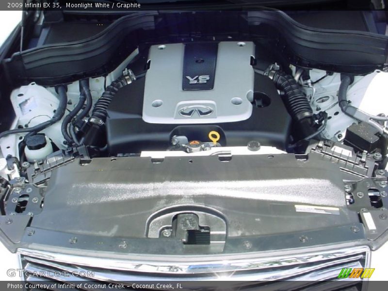 Moonlight White / Graphite 2009 Infiniti EX 35