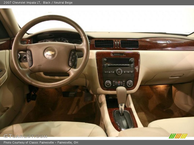 Black / Neutral Beige 2007 Chevrolet Impala LT