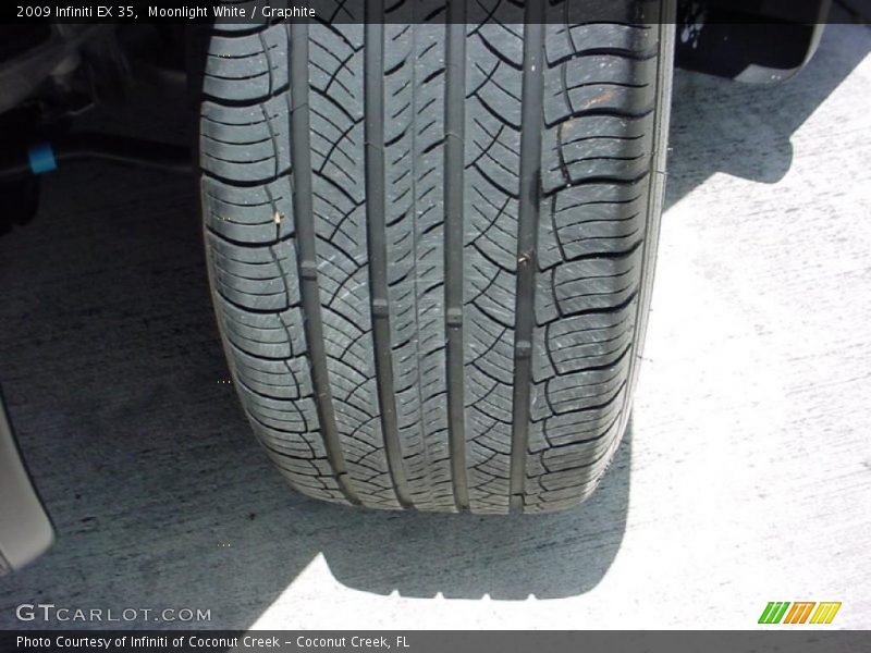 Moonlight White / Graphite 2009 Infiniti EX 35