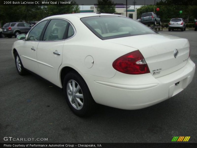 White Opal / Neutral 2006 Buick LaCrosse CX