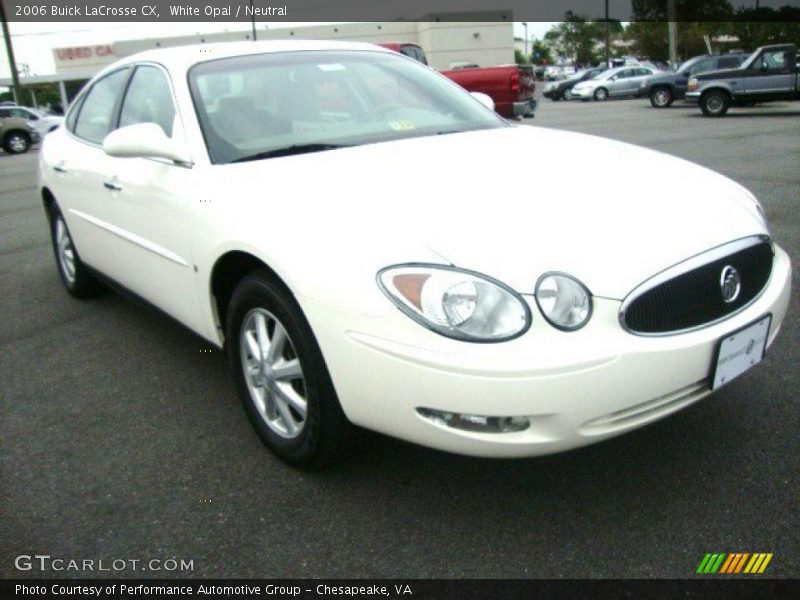 White Opal / Neutral 2006 Buick LaCrosse CX