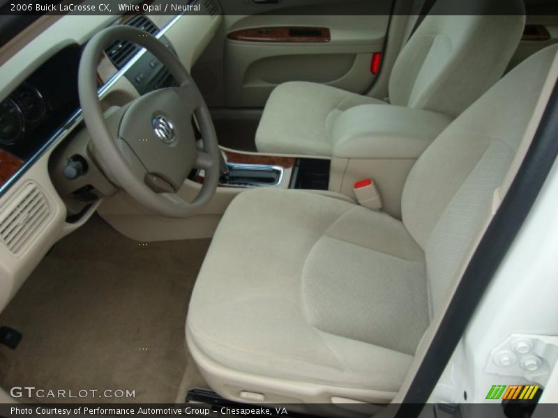 White Opal / Neutral 2006 Buick LaCrosse CX