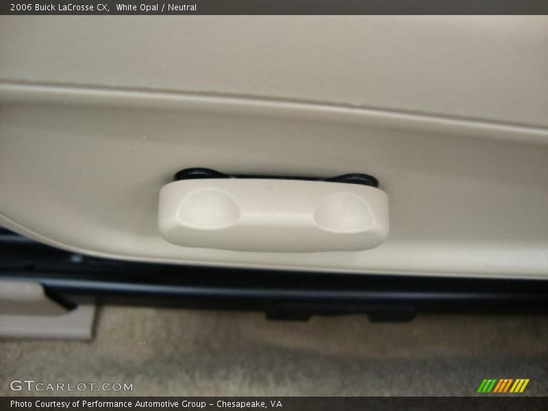 White Opal / Neutral 2006 Buick LaCrosse CX