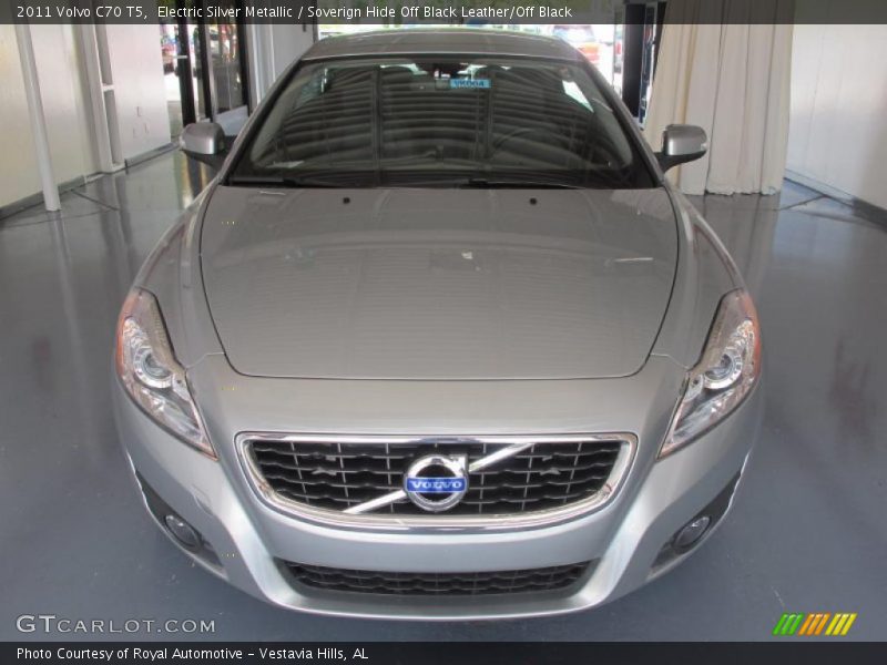 Electric Silver Metallic / Soverign Hide Off Black Leather/Off Black 2011 Volvo C70 T5