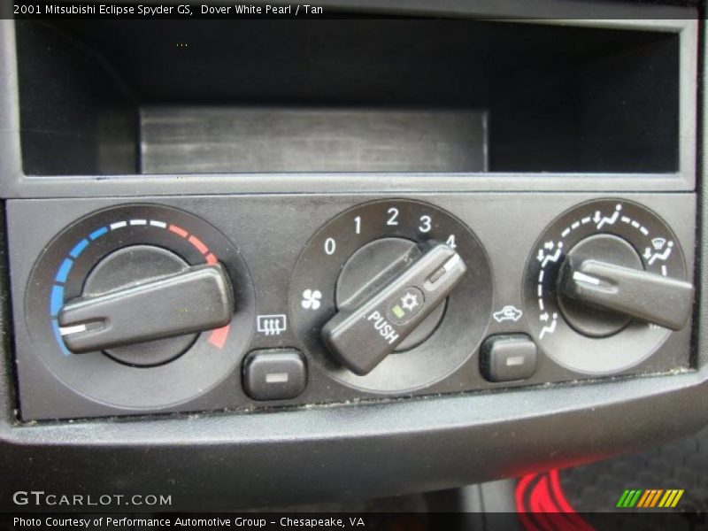 Dover White Pearl / Tan 2001 Mitsubishi Eclipse Spyder GS