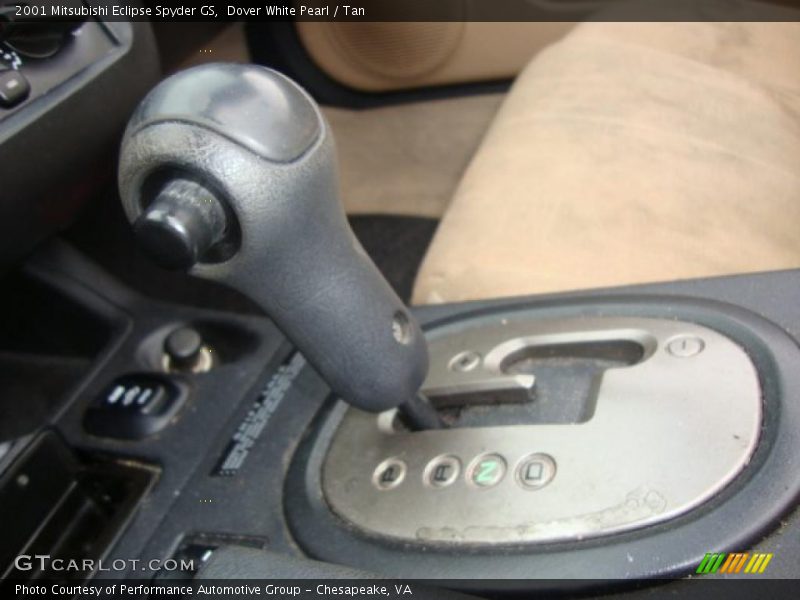 Dover White Pearl / Tan 2001 Mitsubishi Eclipse Spyder GS