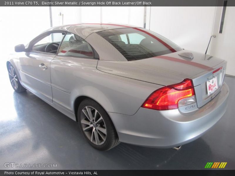 Electric Silver Metallic / Soverign Hide Off Black Leather/Off Black 2011 Volvo C70 T5