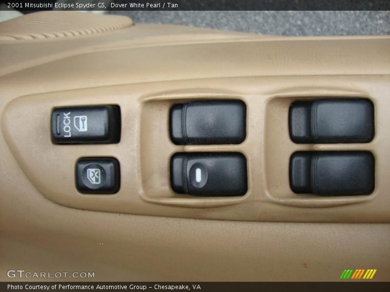 Dover White Pearl / Tan 2001 Mitsubishi Eclipse Spyder GS