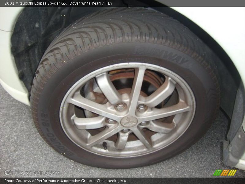 Dover White Pearl / Tan 2001 Mitsubishi Eclipse Spyder GS