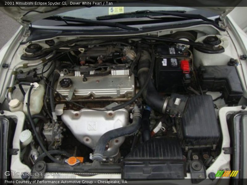 Dover White Pearl / Tan 2001 Mitsubishi Eclipse Spyder GS