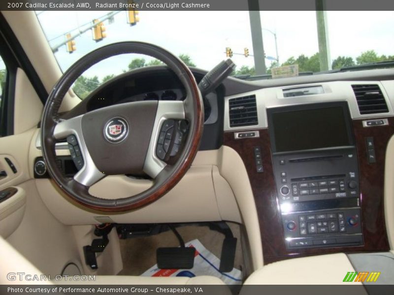 Radiant Bronze / Cocoa/Light Cashmere 2007 Cadillac Escalade AWD