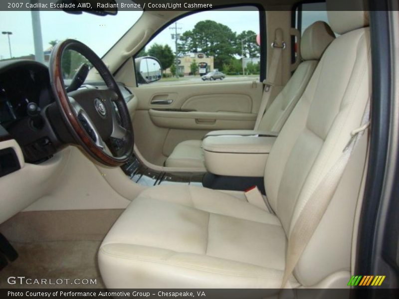 Radiant Bronze / Cocoa/Light Cashmere 2007 Cadillac Escalade AWD