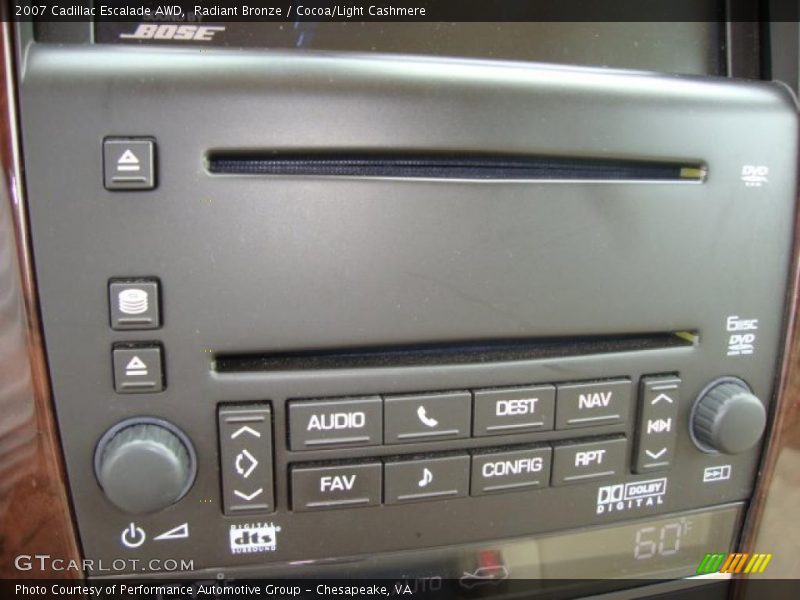 Radiant Bronze / Cocoa/Light Cashmere 2007 Cadillac Escalade AWD